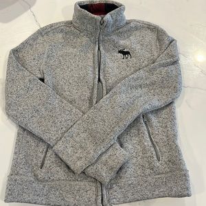 Abercrombie kids zip up sweater